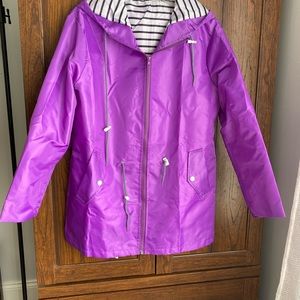 Cute ladies rain jacket